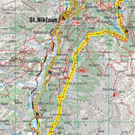 Tour du Mont Rose 1:50.000 - Giro del Monte Rosa - Tour del Monte Rosa ...