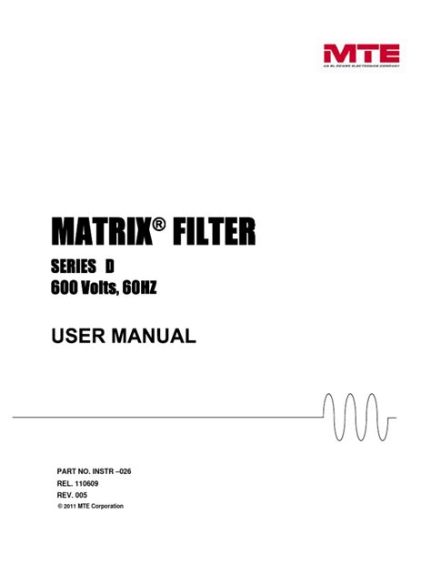 MTE Harmonic Filter | PDF | Amplifier | Capacitor