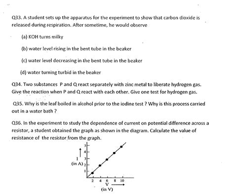 Science4all Class X Science Amity International School Noida Sa 1 Practice Question Paper