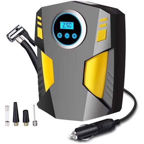 Tekdeals Tire Inflator Car Air Pump Compressor Electric Portable Auto 12v Volt 150 Psi