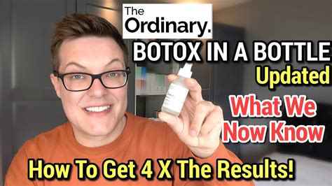 Botox In A Bottle Updated Advanced Anti Aging Results Youtube