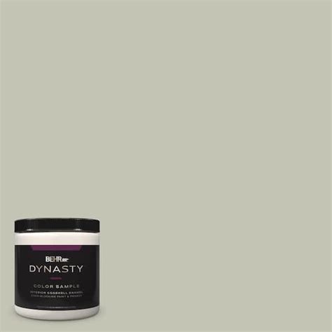 Reviews For BEHR DYNASTY 8 Oz BNC 04 Comforting Gray Eggshell Enamel