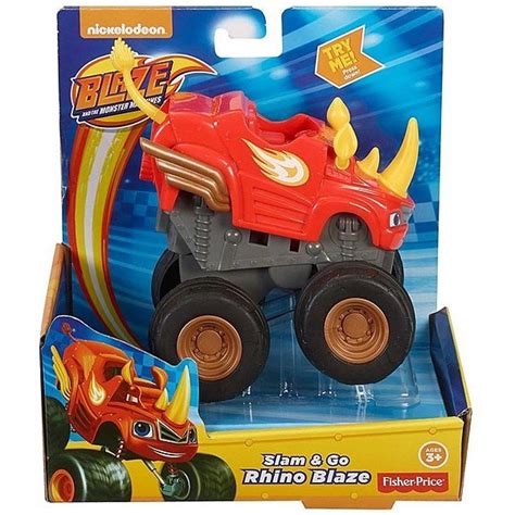 Blaze And The Monster Machine Slam And Go Rhino Blaze Fhv04cgk22