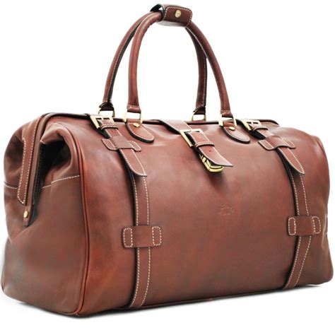 Sac De Voyage En Cuir KATANA Marron Planetebag