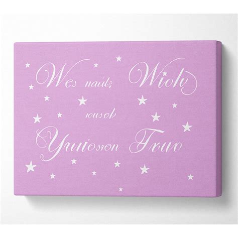 Happy Larry Nursery Quote We Made A Wish And You Came True Pink Print