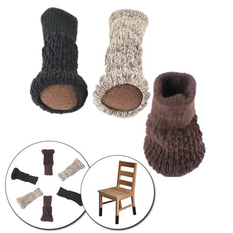 Pied De Lit B Couvre Pieds De Chaise Tricot S Antid Rapants Pi Ces