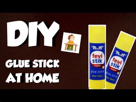 Diy Glue Stick At Home How To Make Glue Stick At Home By Trisha Mae