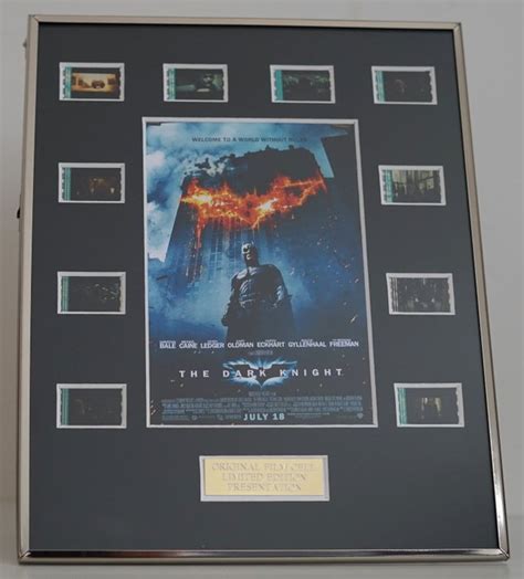 The Dark Knight Framed Film Cell Display With Coa Catawiki