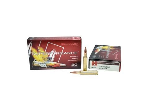 Hornady Superformance 338 Win Mag Ammunition 20 Ct Box