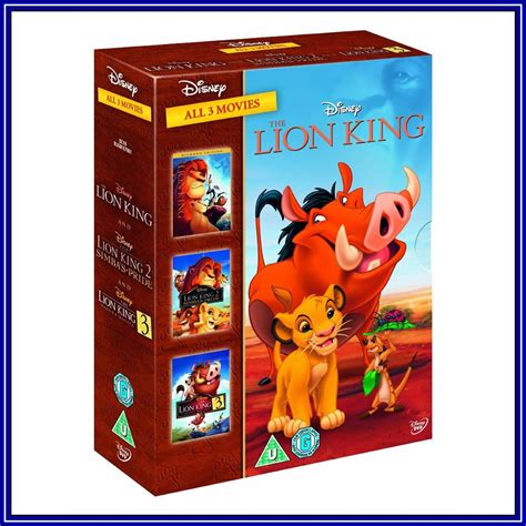 THE LION KING TRILOGY 1 2 3 BRAND NEW DVD BOXSET EBay