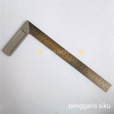 Jual Penggaris Siku Tukang Grafir Jumbo Inci Cm Garis Sudut