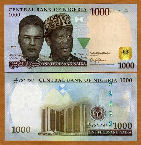 Nigeria Naira P N Unc Highest Denom Ebay