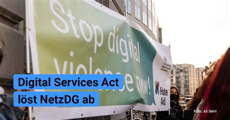 Gemischte Bilanz Digital Services Act löst NetzDG ab HateAid