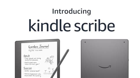 Kindle Scribe Launch Announcement Youtube