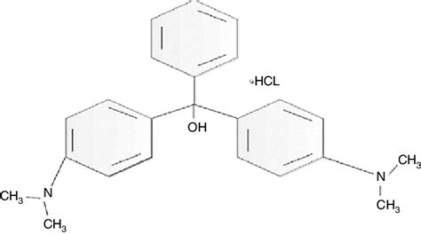 Structure Of Malachite Green Download Scientific Diagram