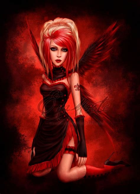 Beautiful Fury By Enamorte On Deviantart Fairy Art Dark Gothic Art