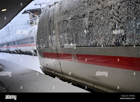 Wetterbild Wintereinbruch In Muenchen Am Starke