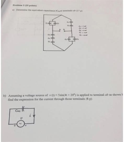 Solved Problem 2 25 Points A Determine The Equivalent