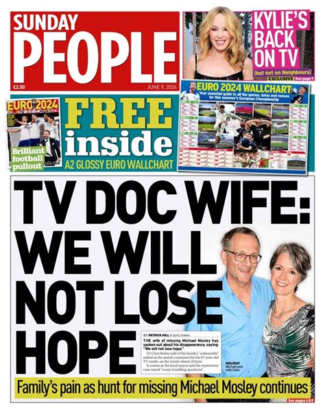 Sunday People Front Page Th Of June Tomorrow S Papers Today