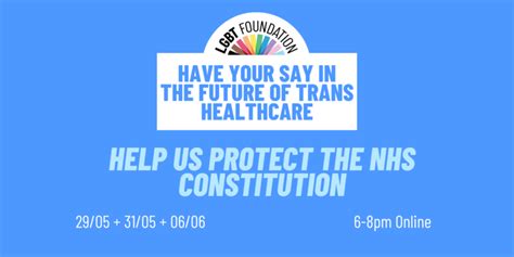 Nhs Constitution 10 Year Review Consultation Response Session Lgbt