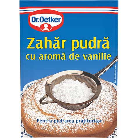 Zahar Pudra Cu Aroma De Vanilie Dr Oetker 80g EMAG Ro