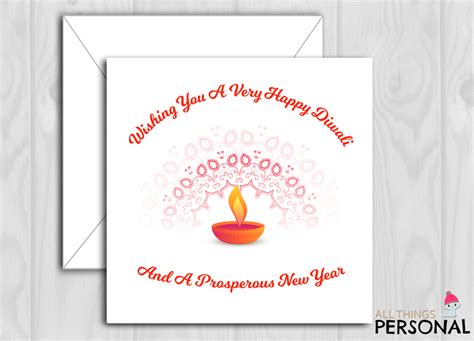 Happy Diwali Card Ganesh Card Hindu New Year for Mum Dad | Etsy