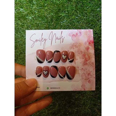 Jual Press On Nails Fake Nails Kuku Palsu Shopee Indonesia