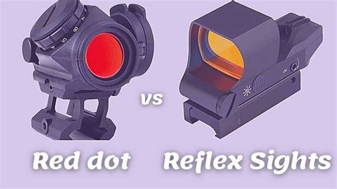 Red Dot Vs Reflex Sights In Depth Explained Red Dots Red Dot Sight