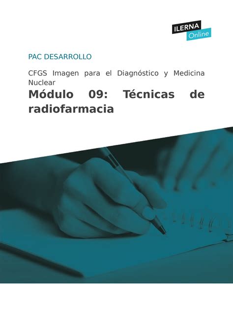 PAC Desarrollo Radiofarmacia PAC DESARROLLO CFGS Imagen Para El