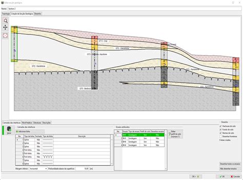 Estratigrafia Perfis Geológicos Software geotécnico GEO5