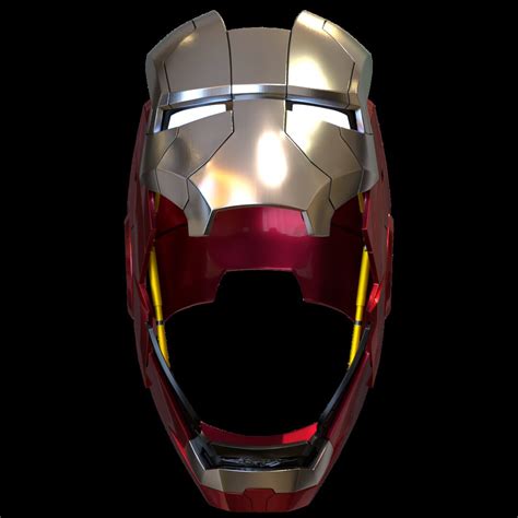 Iron Man Mk5 Helmet 3d Printable Model With Interior Details Etsy Uk