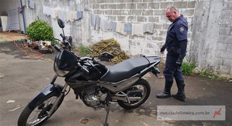 Motocicleta Furtada Localizada Pela Gcm Em Limeira Not Cia De Limeira