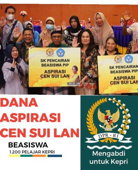 Cen Sui Lan Buktikan Komitmennya Program Beasiswa Untuk Pelajar