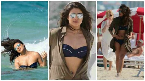 Priyanka Chopra Flaunts Her Sizzling Beach Ready Bikini Bod On Miami