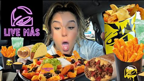 Taco Bells New 7 Layer Nacho With Deluxe Nacho Box🔔🌮🌯 Youtube