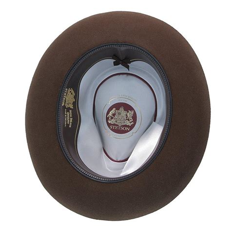 Mens Stetson Chatham Wool Felt Fedora Hat 238 In Brim