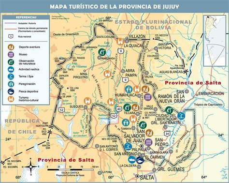 Mapa Tur Stico De Jujuy