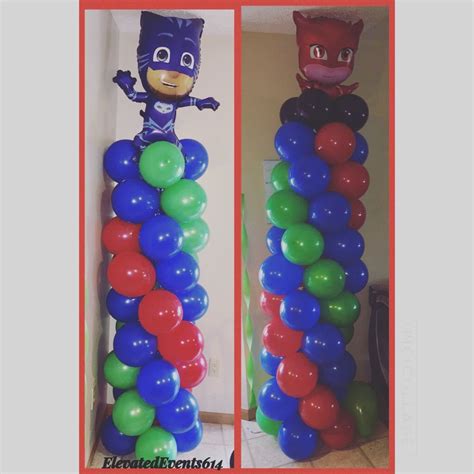 Pj Masks Balloon Birthday Party Supplies Decoration Pj Masks Latex