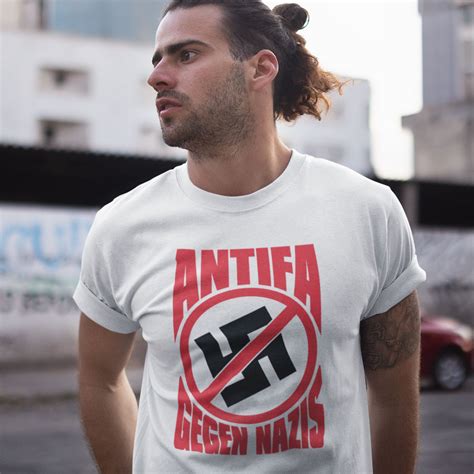 Antifa Gegen Nazis T Shirt Redmolotov