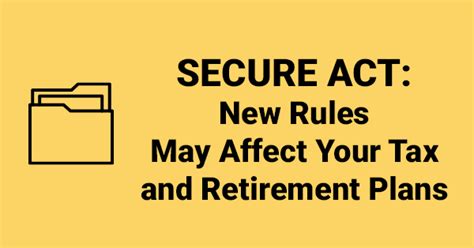 Maslon Legal Alert Secure Setting Every Community Up For Retirement Enhancement Act