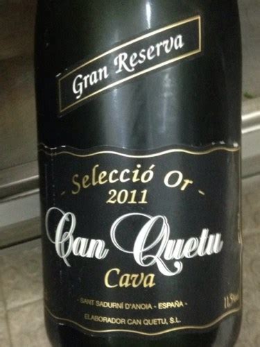 Can Quetu Cava Selecció Or Gran Reserva Vivino Brasil