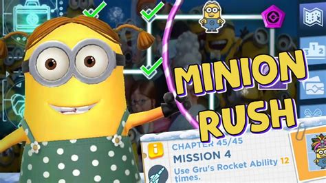 Minion Rush Despicable Ops Chapter Mission Completed Rewards In