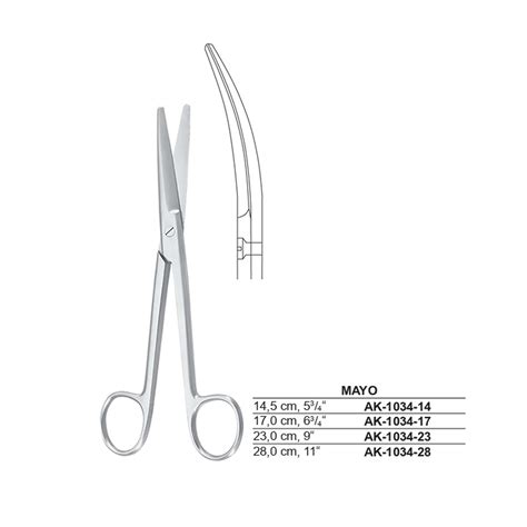 Mayo Dissecting Scissor Cvd Akhyar Surgical