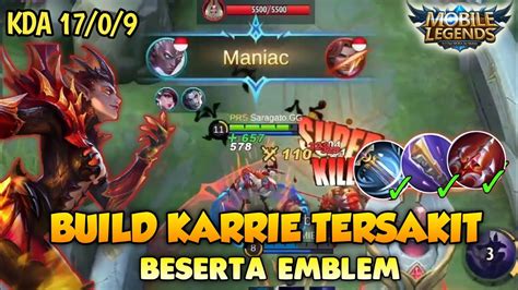 Build Karrie Tersakit Tutorial Karrie Mobile Legends Youtube