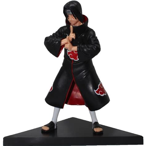 Boneco Colecionável Itachi Uchiha Miniatura Naruto Shippuden Action