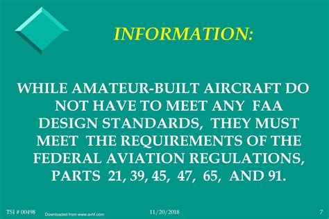 Certification Of Amateur Built Aircraft Ppt Download