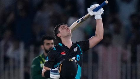 PAK Vs NZ Chapman S Stunning Ton Helps New Zealand Level T20I Series