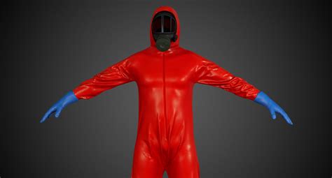 3d Hazmat Suit Model