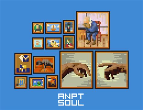 [OC] Pixel Paintings 1-2, recreated a bunch of famous (and some obscure) art pieces! : r/PixelArt