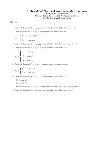 Mm Vectores Y Matrices Pdf Descarga Gratuita